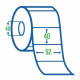 Термоетикетка T.Top 52x40 (1000 шт)