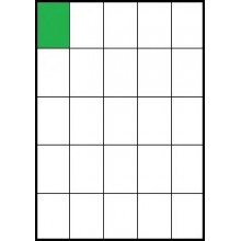 Етикетка 25 шт на аркуші А4 (42 x 59,4 мм) 100 аркушів